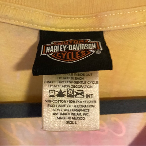 Harley Davidson Tie Dye T shirt - Picture 4 of 6